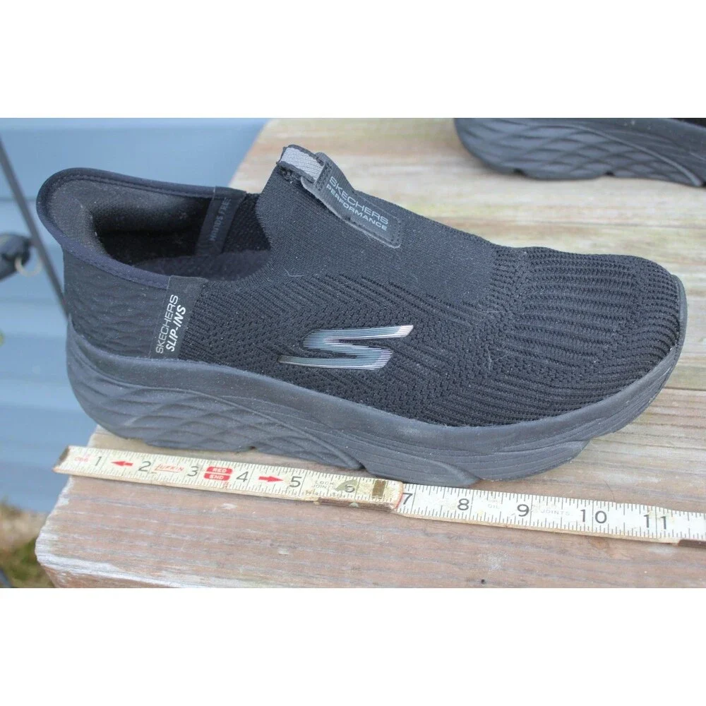 Skechers Slip-ins Comfort Soft Mens Shoes Black Size 9 220389 Stretch 10-23 NICE